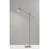 58" X 63" 3-way Collette Floor Lamp (Includes LED Light Bulb) Steel - Adesso