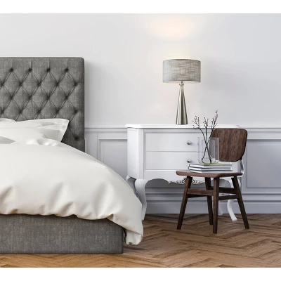 Linda Table Lamp Brushed Steel - Adesso