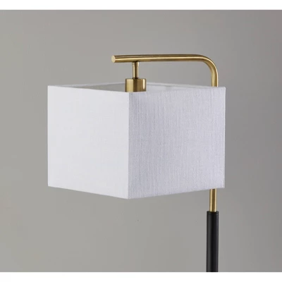 Flora Antique Brass Table Lamp Black - Adesso - Image 2