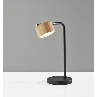Roman Table Lamp Black (Includes LED Light Bulb) - Adesso