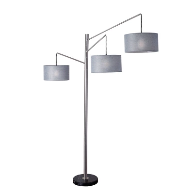 91" Wellington Arc Lamp Silver - Adesso - Image 2
