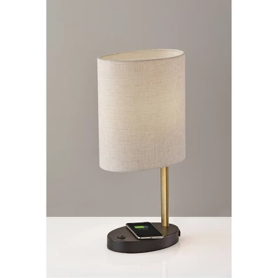 Curtis AdessoCharge Wireless Charging Table Lamp Black/Brass - Adesso - Image 4