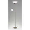 71" Piedmont Combo Floor Lamp Steel - Adesso
