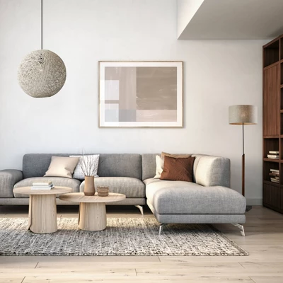 Havana Large Pendant Natural - Adesso - Image 2