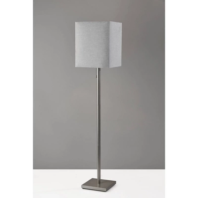 Estelle Floor Lamp Brushed Steel - Adesso - Image 4
