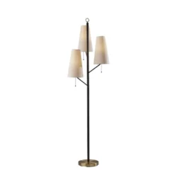 Daniel Floor Lamp Black - Adesso