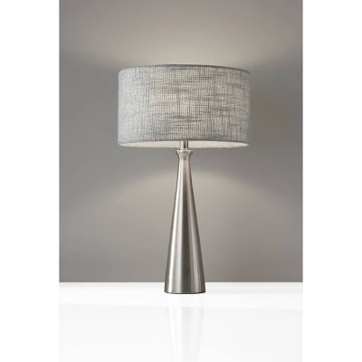 Linda Table Lamp Brushed Steel - Adesso - Image 3