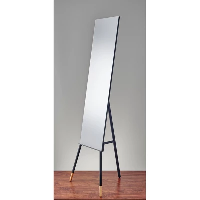 Louise Floor Mirror Black - Adesso - Image 2
