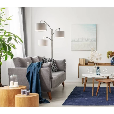 Cabo Arc Lamp Brushed Steel - Adesso - Image 2