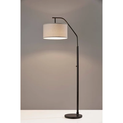 Max Floor Lamp Black - Adesso