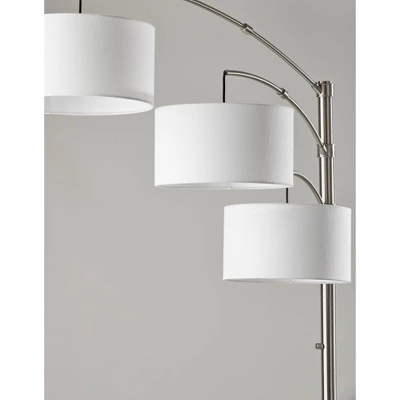 Cabo Arc Lamp Brushed Steel - Adesso - Image 3