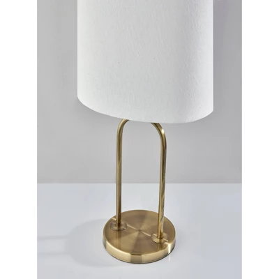 Joey Table Lamp Antique Brass - Adesso - Image 4